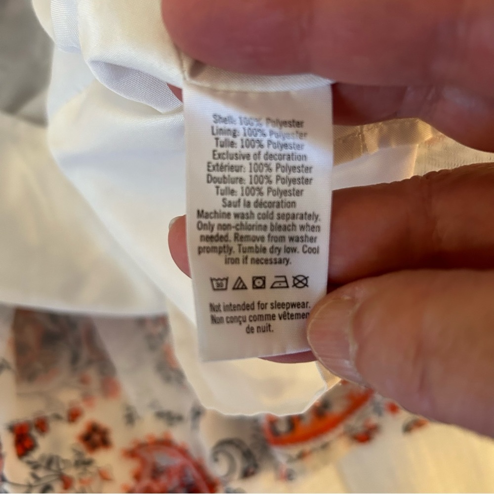 Janie & Jack The Maya Dress White Paisley. Size 5. - Picture 5 of 15